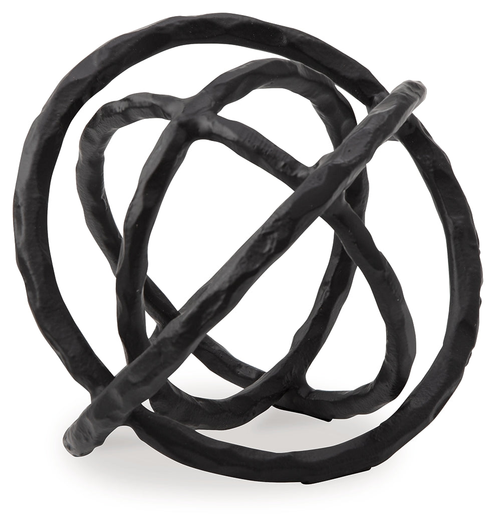 Barlee Black Sculpture (Set of 2)