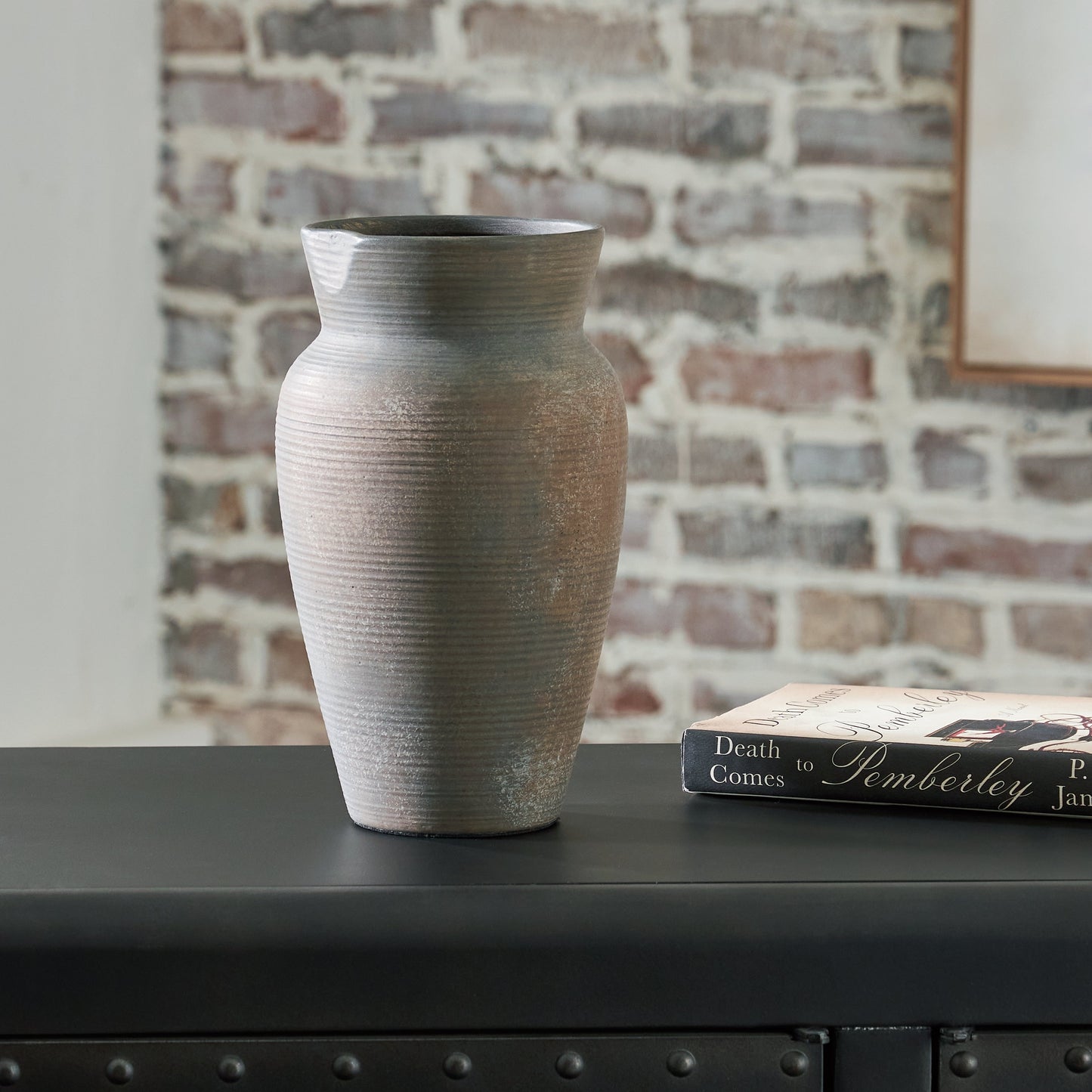 Brickmen Gray Vase