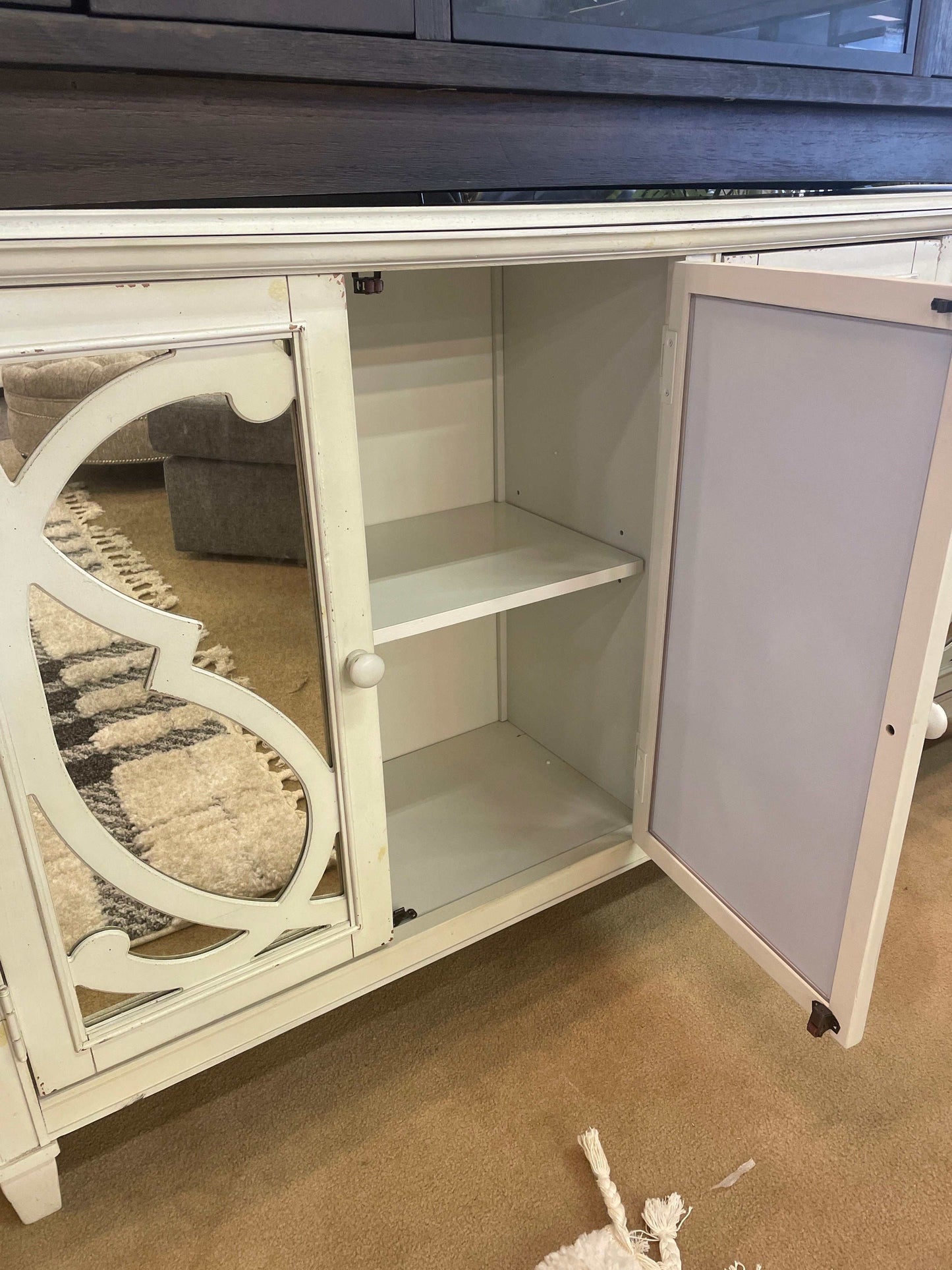 Mirimyn Off White Accent Cabinet w/ 4 Door