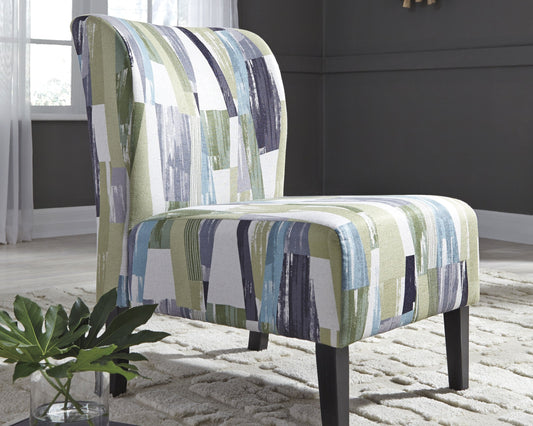 Triptis Multi Earth Tones Accent Chair