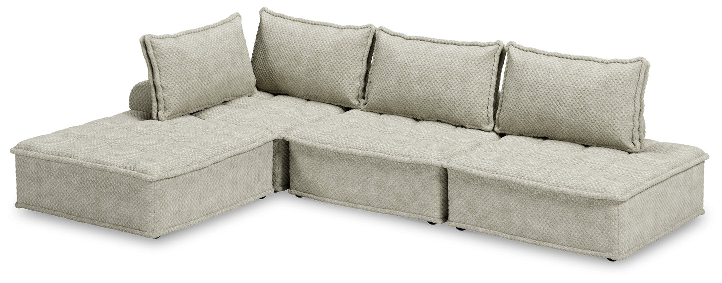 Bales Taupe 4-Piece Modular Seating