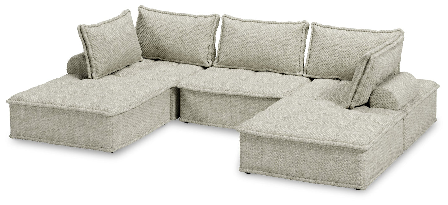 Bales Taupe 5-Piece Modular Seating