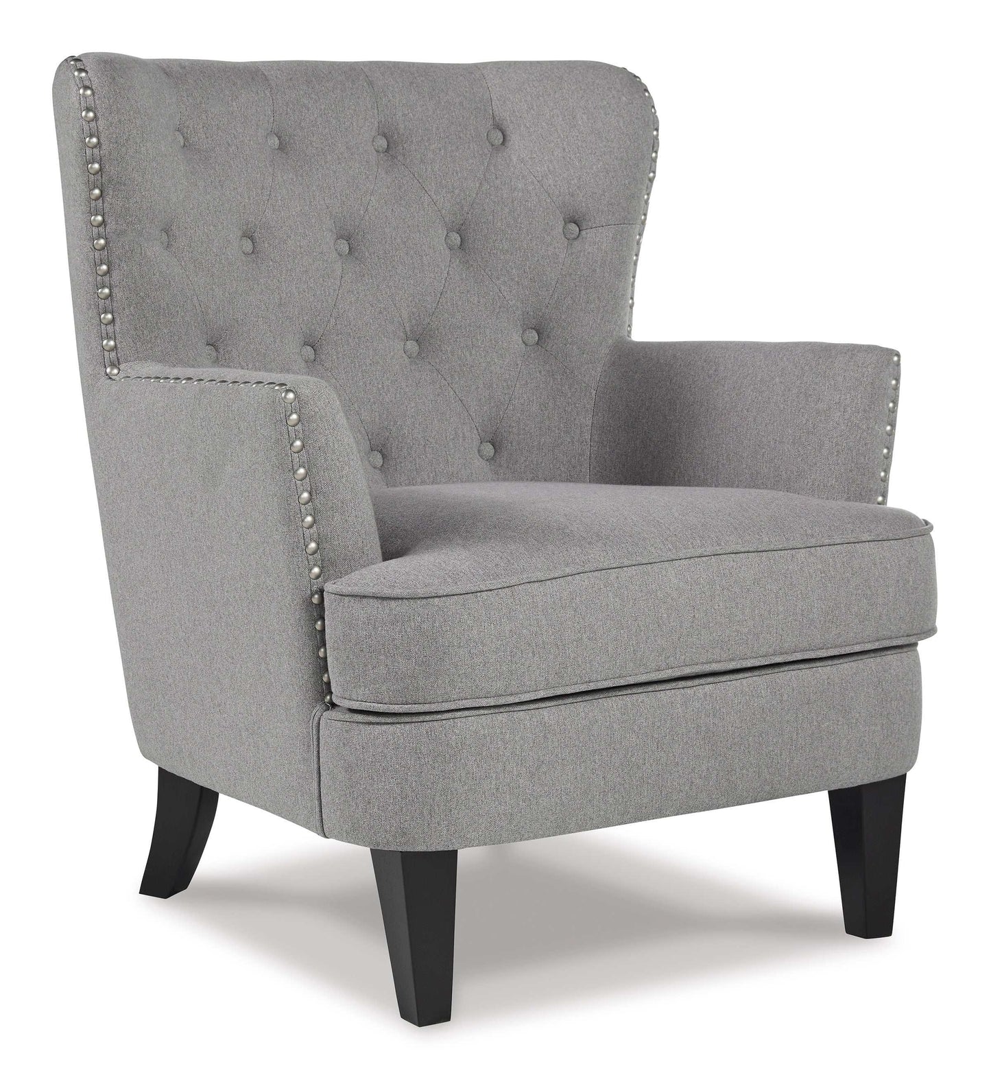 Romansque Light Gray Accent Chair