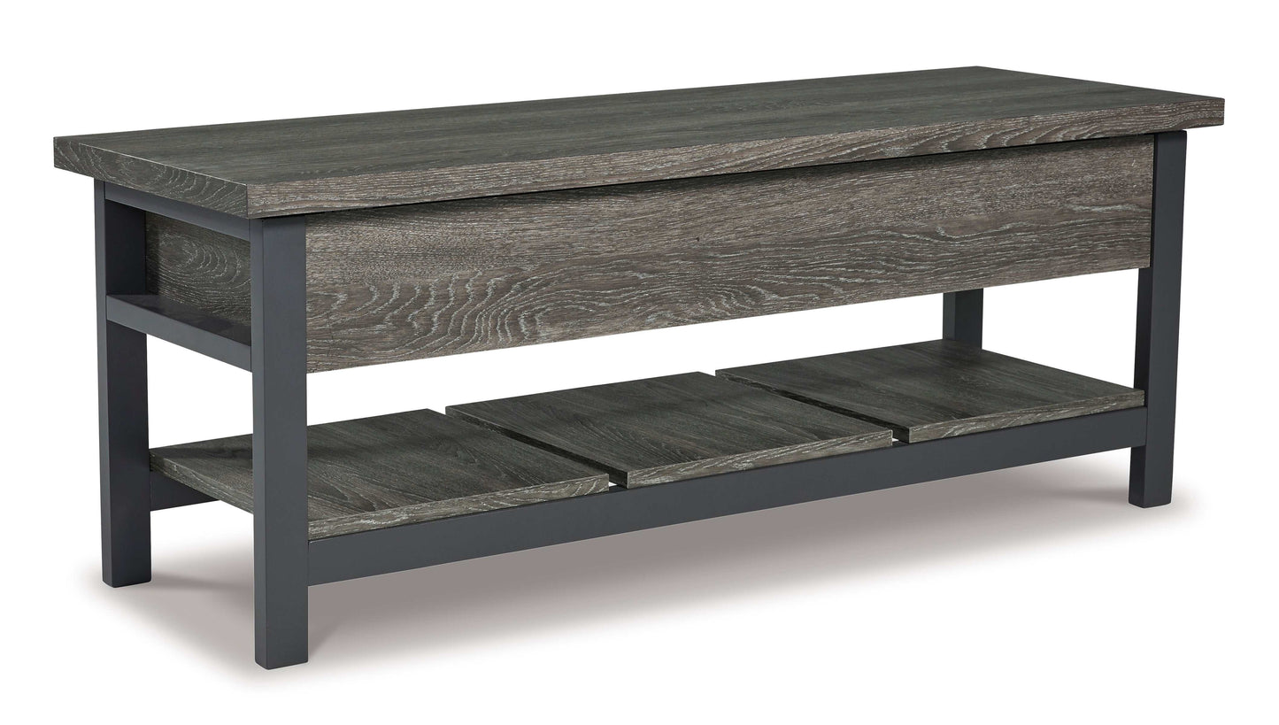 Rhyson Brown Storage Bench