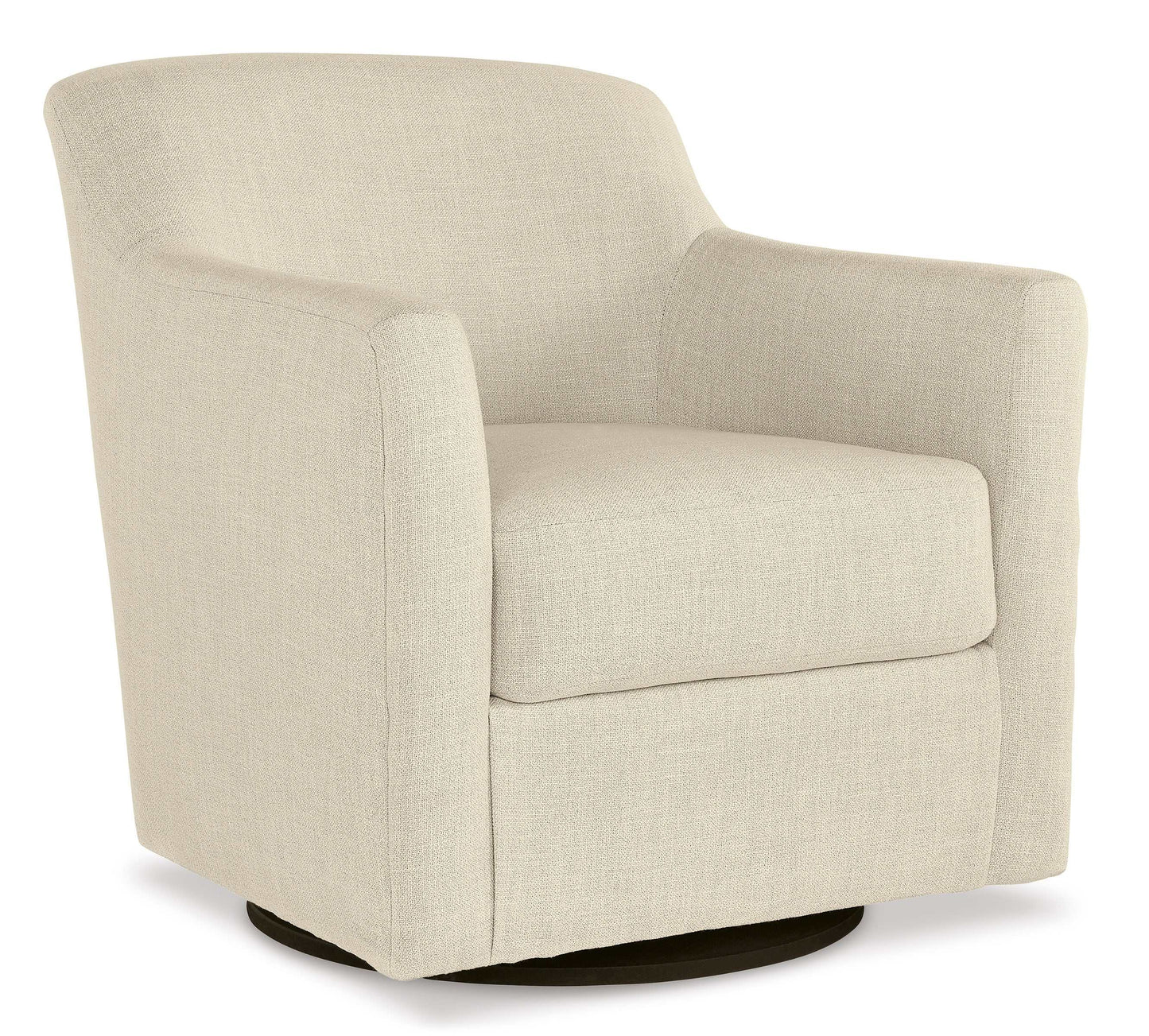 Bradney Linen Swivel Accent Chair