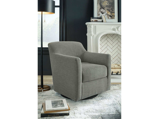 Bradney Smoke Swivel Accent Chair