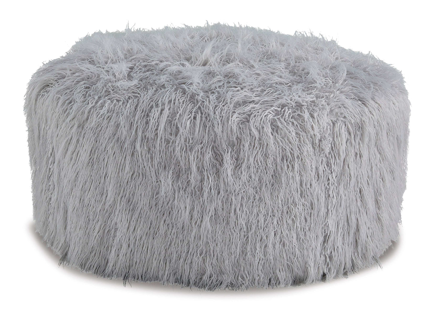 Galice Light Gray Oversized Accent Ottoman