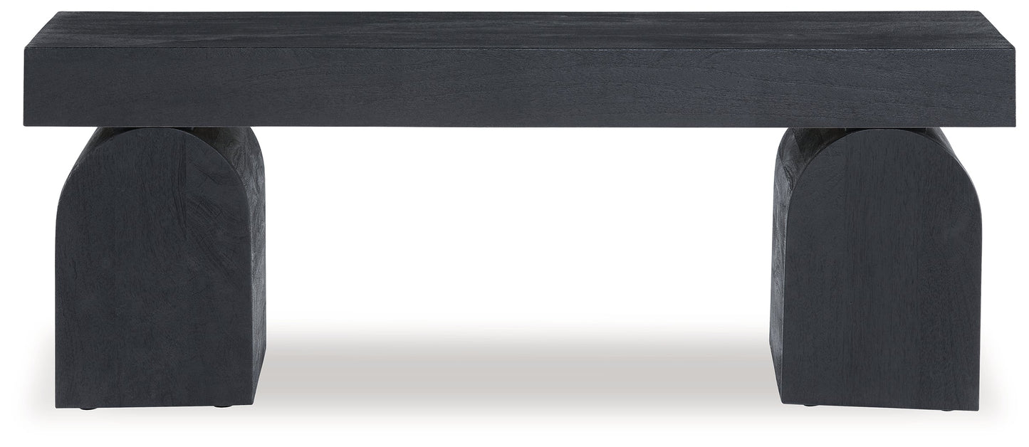 Holgrove Black Accent Bench