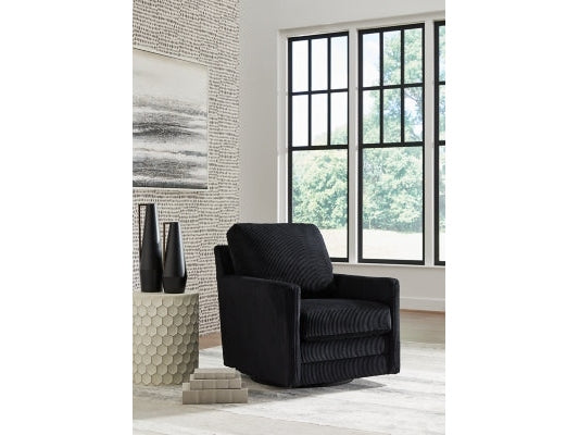 Icaman Onyx Swivel Chair - Ornate Home