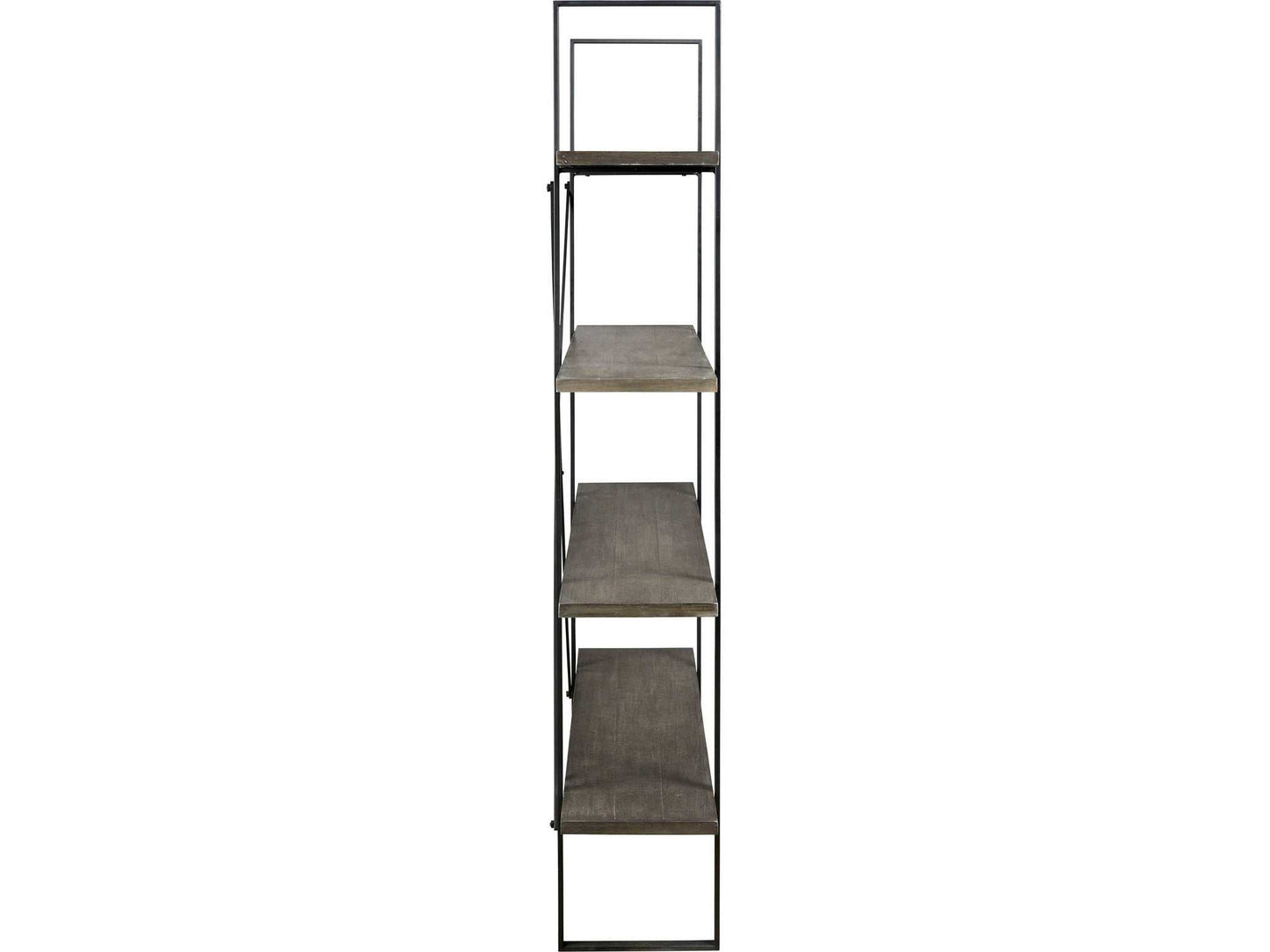 Gilesgrove Black/Gray Bookcase