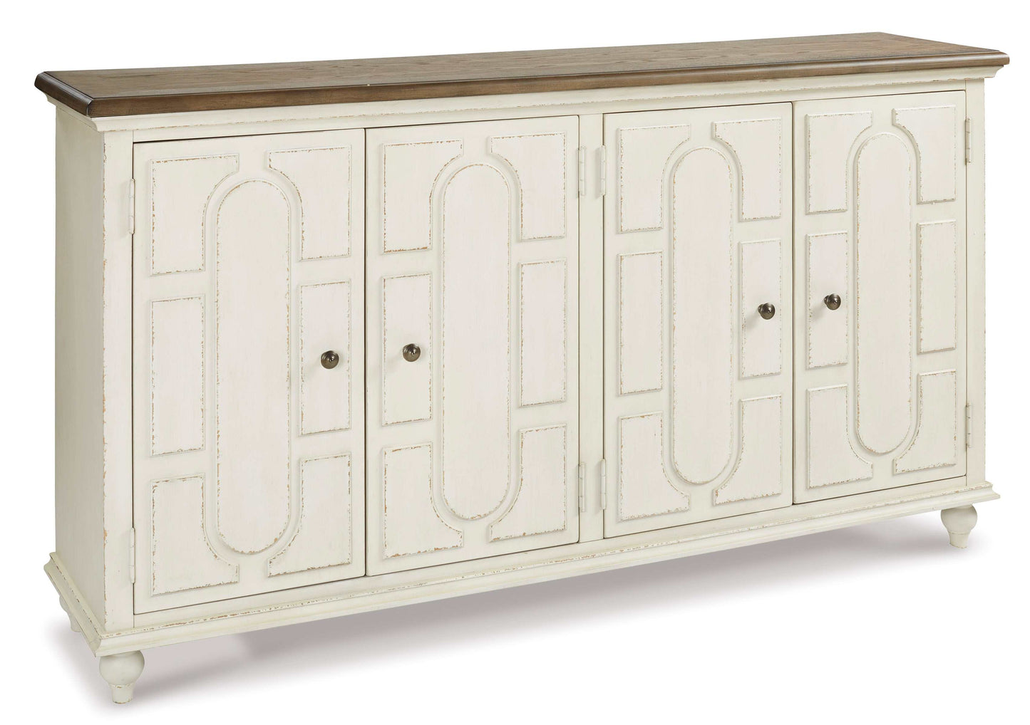 Roranville Antique White Accent Cabinet