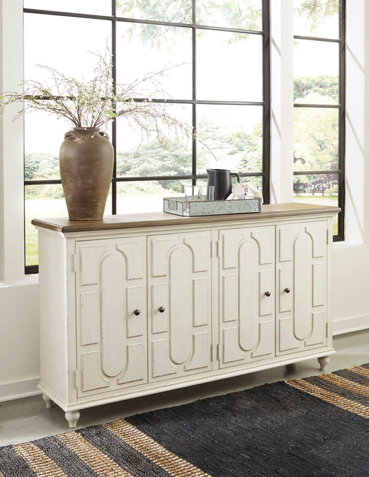 Roranville Antique White Accent Cabinet