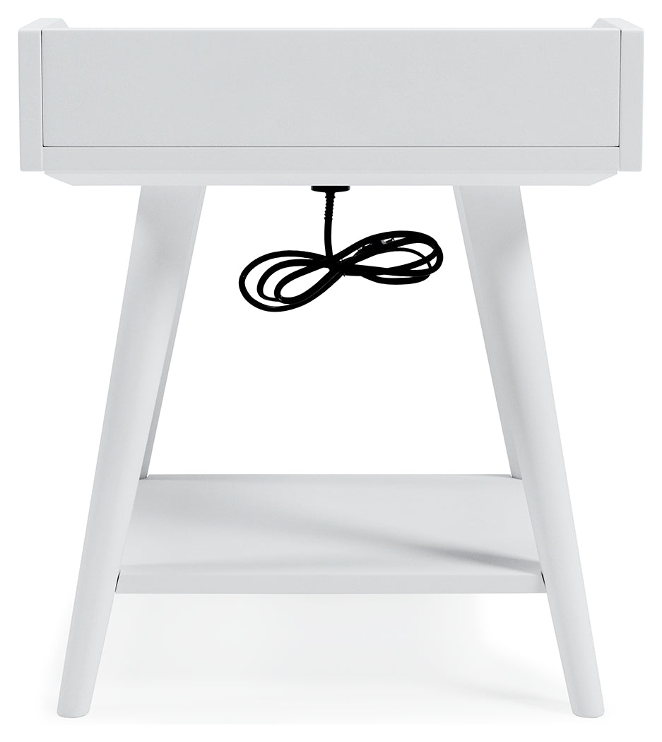 Blariden White Accent Table