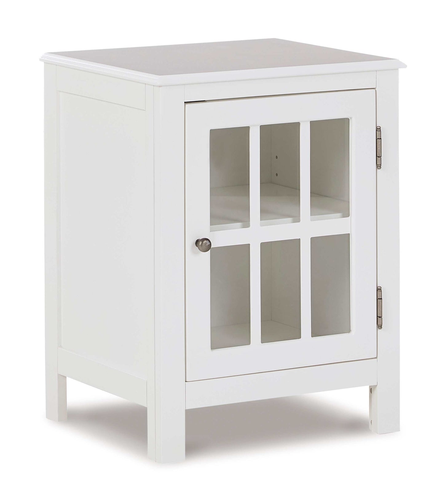 Opelton White Accent Cabinet