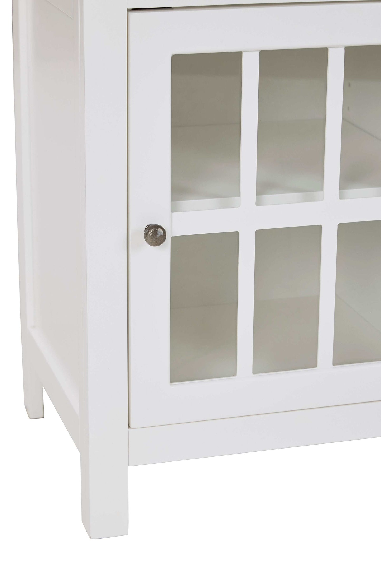 Opelton White Accent Cabinet