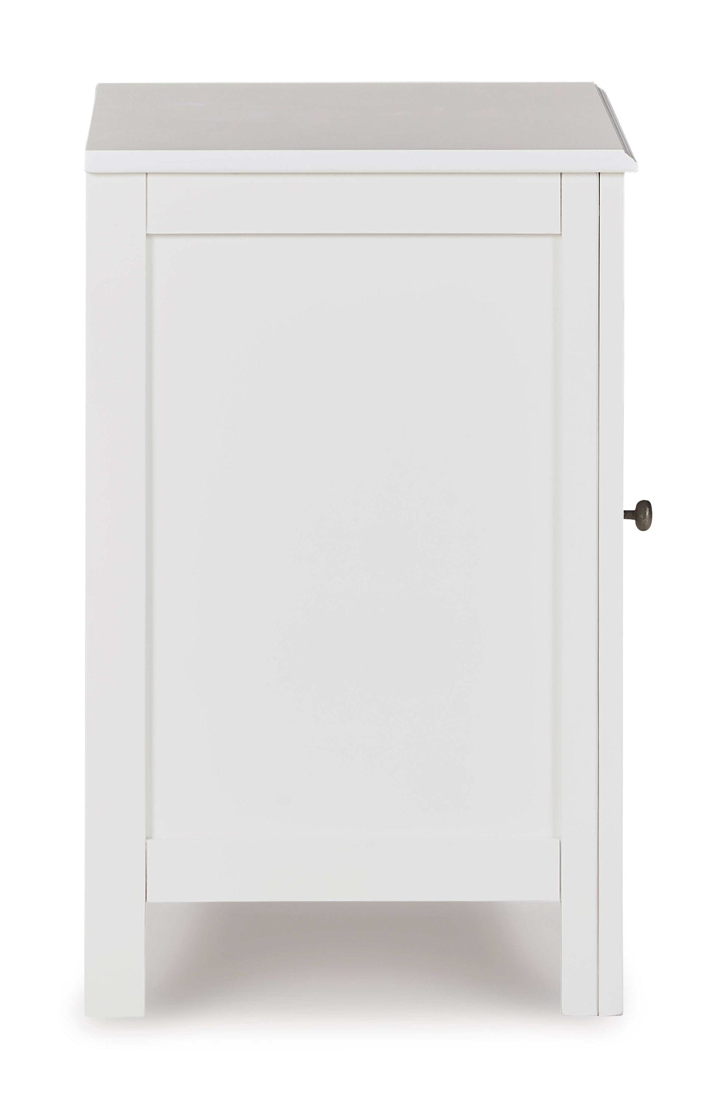 Opelton White Accent Cabinet