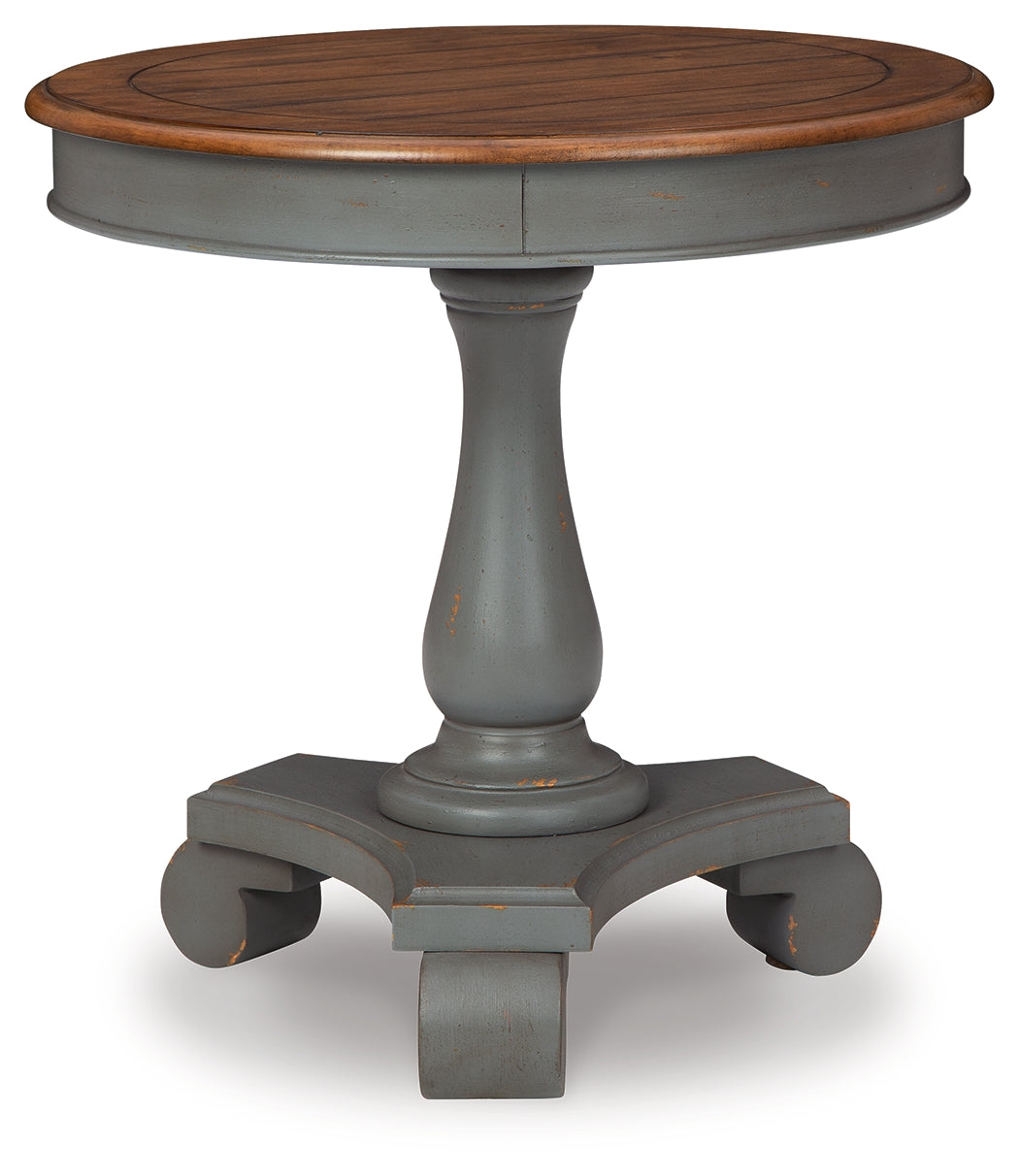 Mirimyn Gray/Brown Accent Table