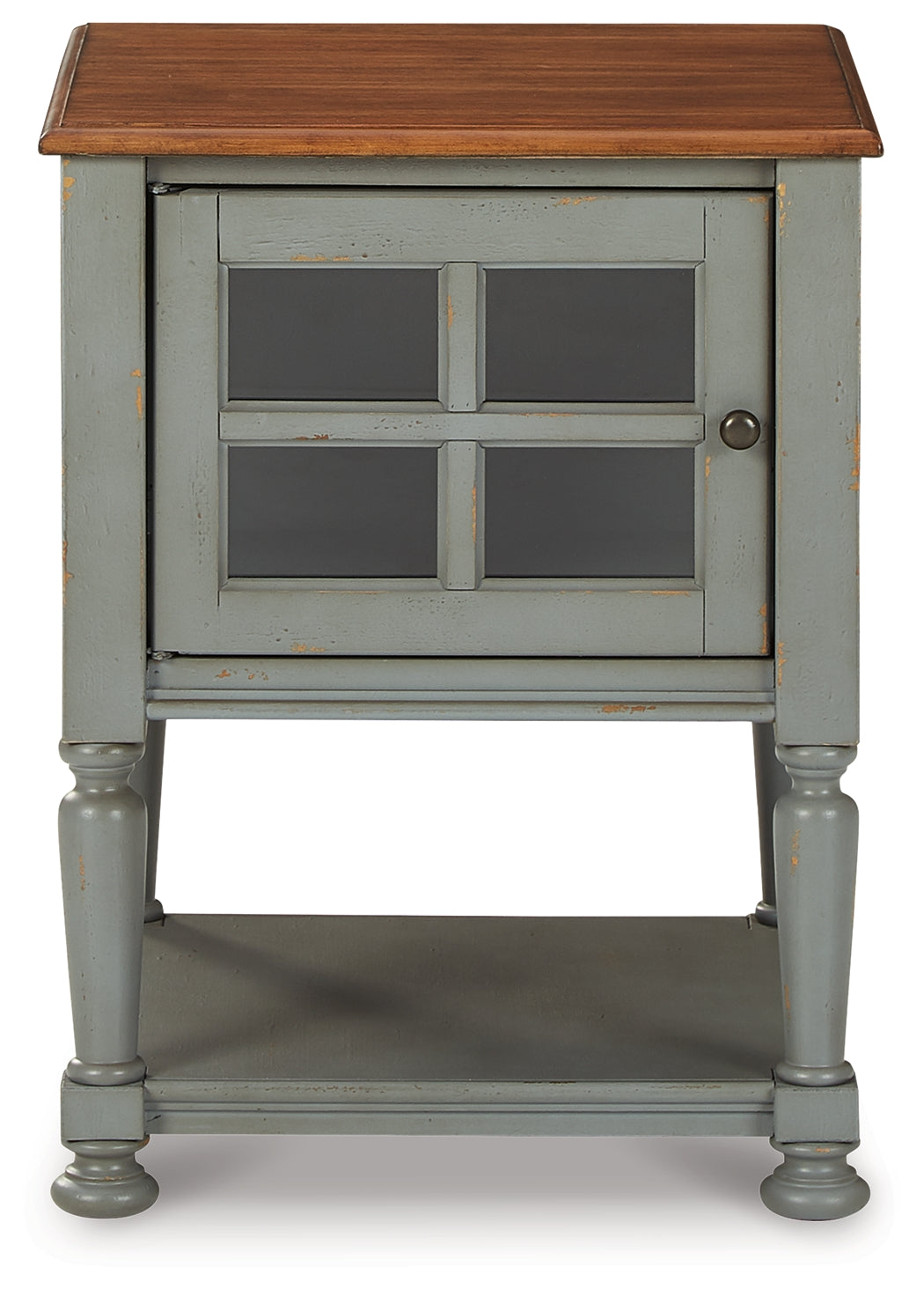 Mirimyn Gray/Brown Accent Cabinet