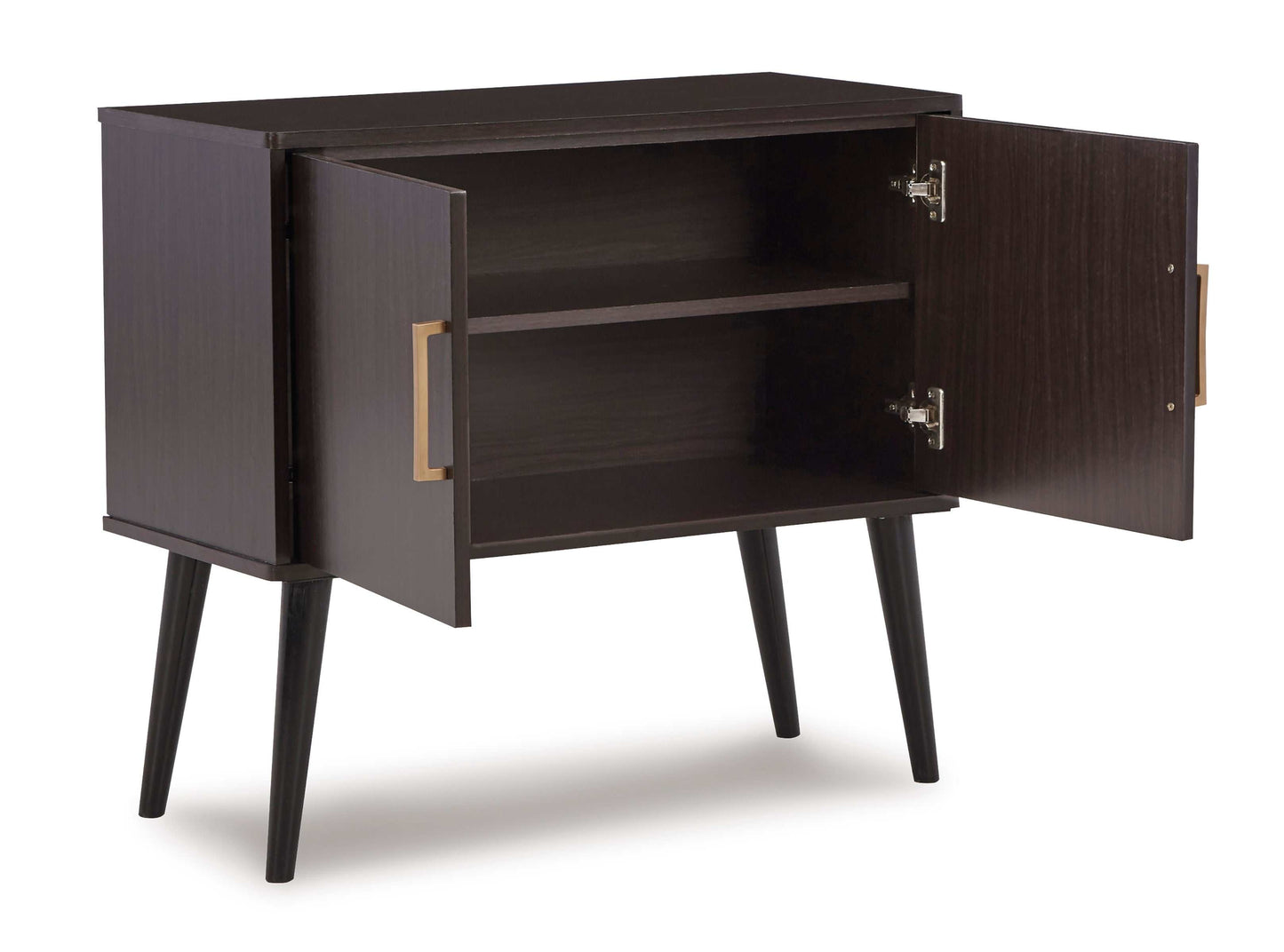 Orinfield Dark Brown Accent Cabinet