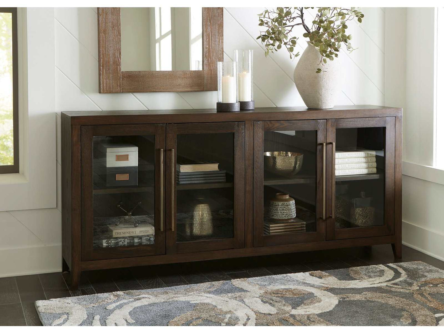 Balintmore Dark Brown Accent Cabinet