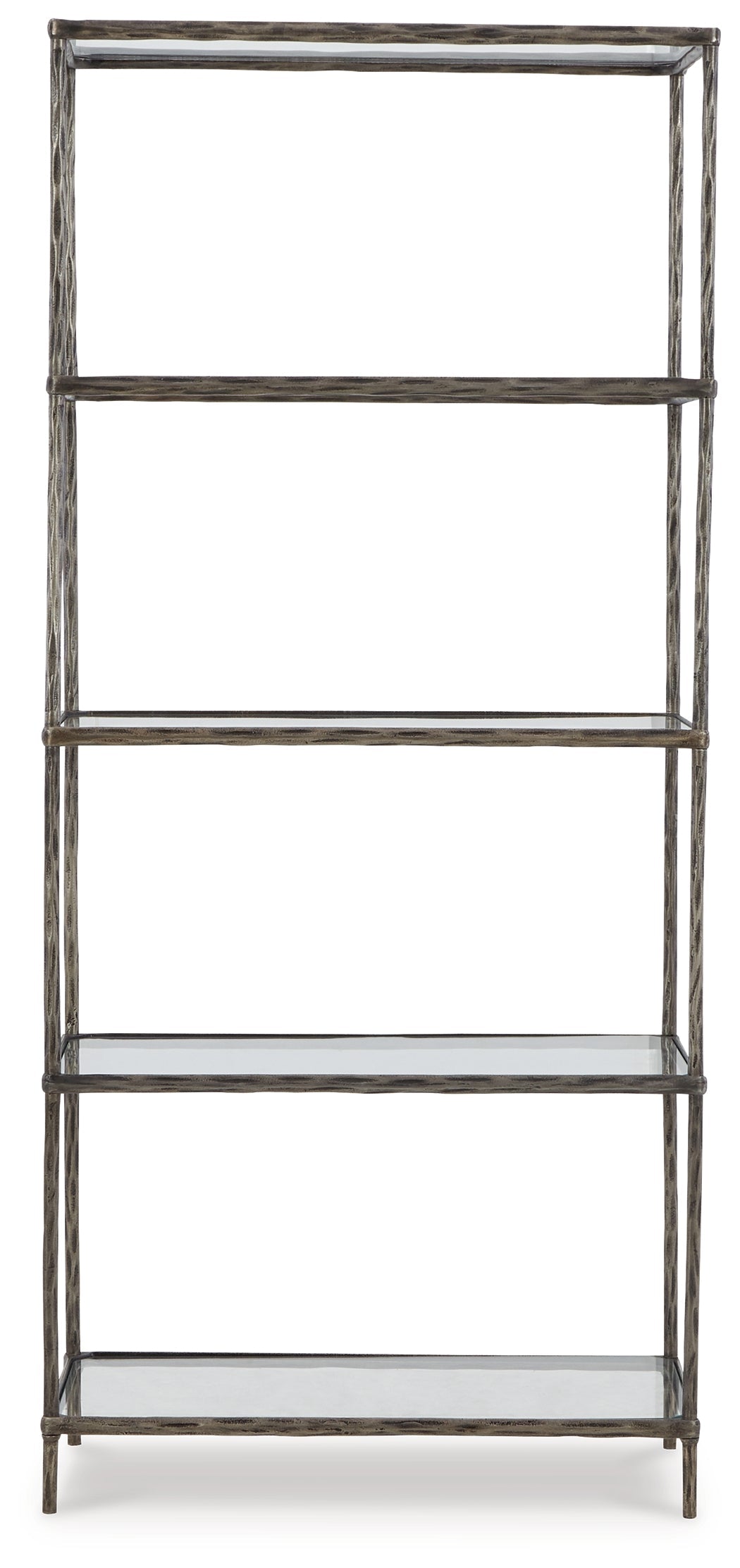 Ryandale Antique Pewter Finish Bookcase