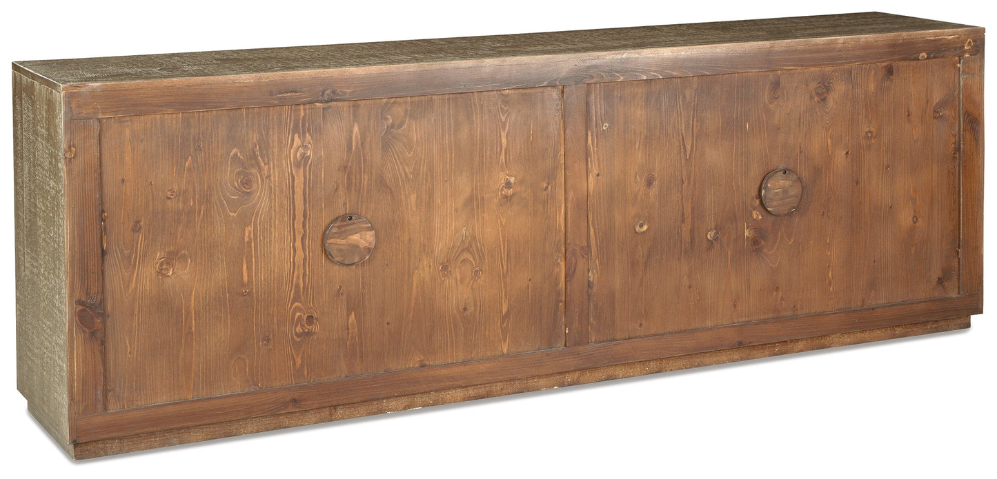 Waltleigh Distressed Brown Accent Cabinet