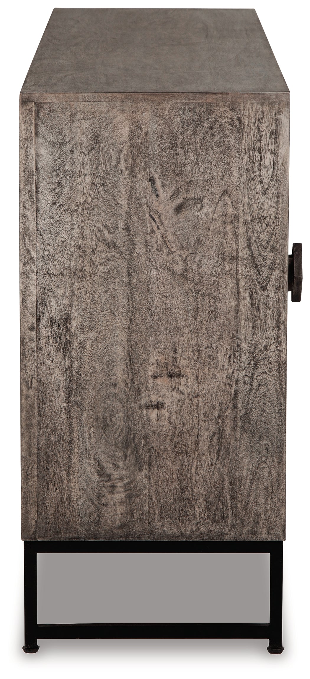 Treybrook Distressed Gray Accent Cabinet