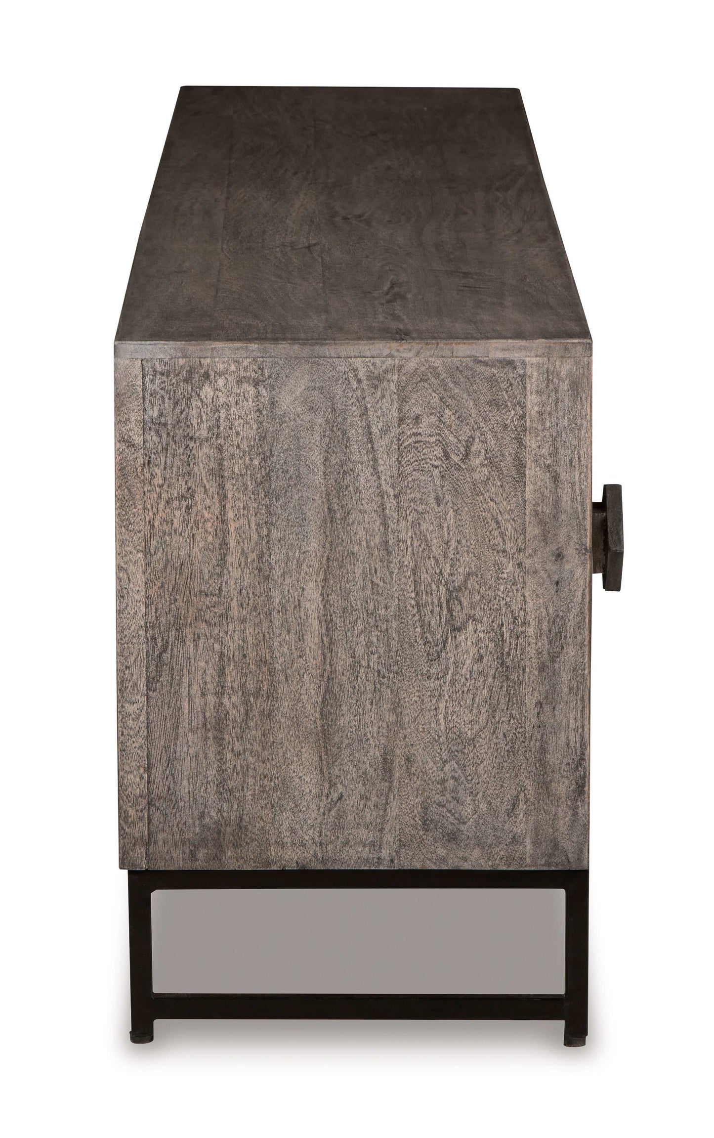 Treybrook Distressed Gray Accent Cabinet