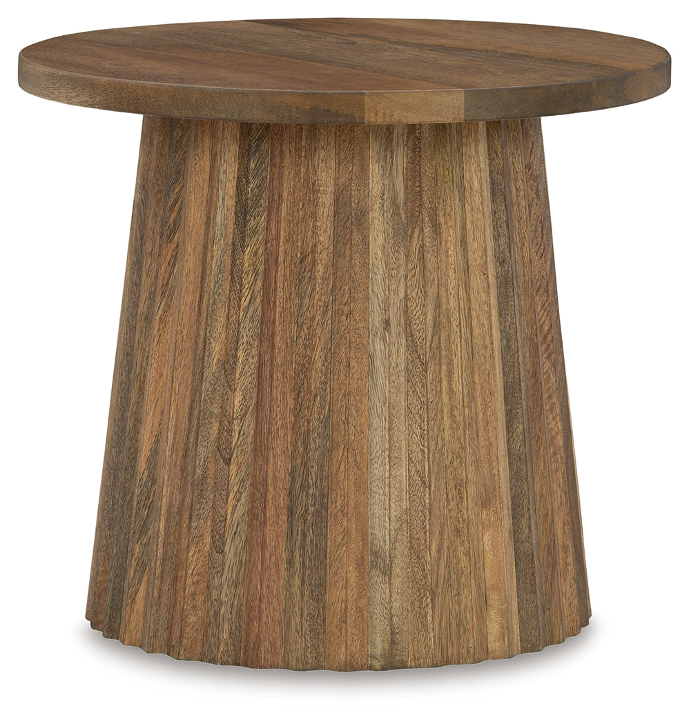 Ceilby Natural Accent Table