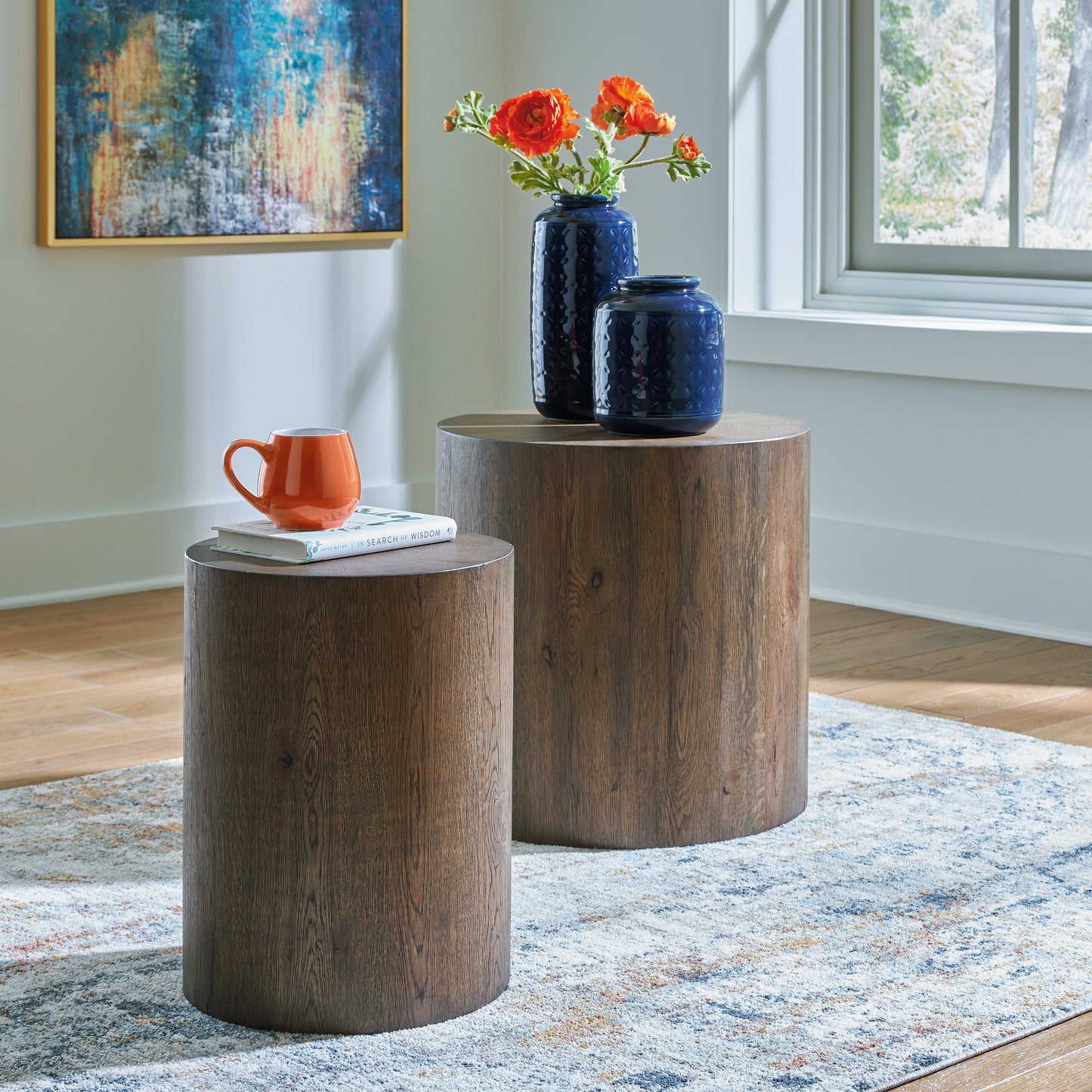 Cammund Brown Accent Table (Set of 2)