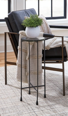 Newgoren Clear/Black Accent Table - Ornate Home