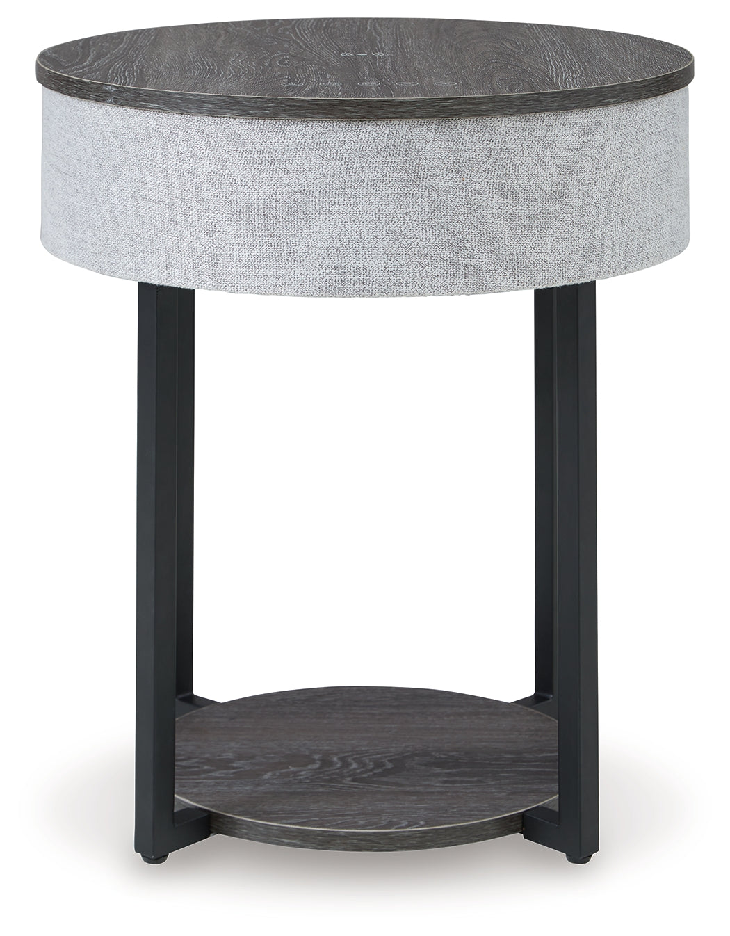 Sethlen Gray/Black Accent Table