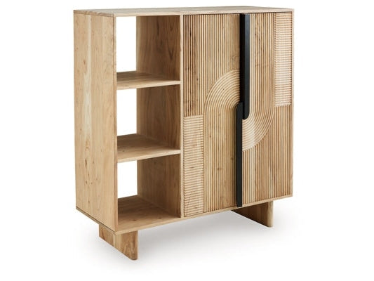 Kierwell Natural Accent Cabinet - Ornate Home