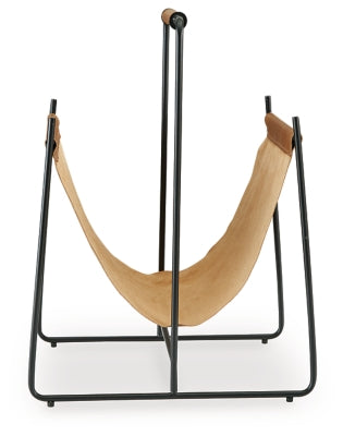 Faronworth Brown/Black Magazine Rack - Ornate Home