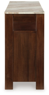 Tobinville Dark Brown Accent Cabinet - Ornate Home