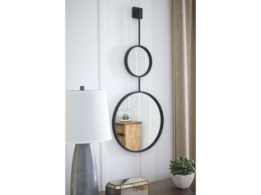 Brewer Black Accent Wall Mirror