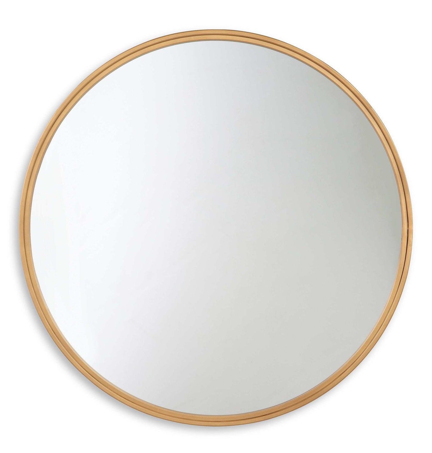 Brocky Gold Round Accent Mirror