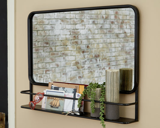 Ebba Black Accent Mirror