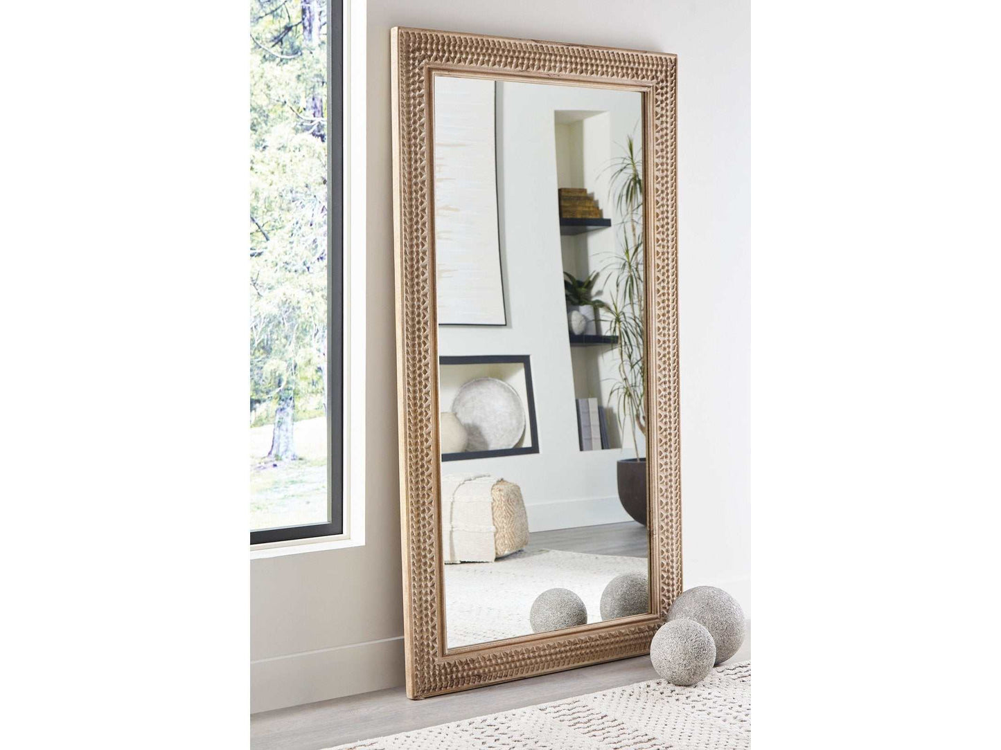 Belenburg Washed Brown Floor Mirror