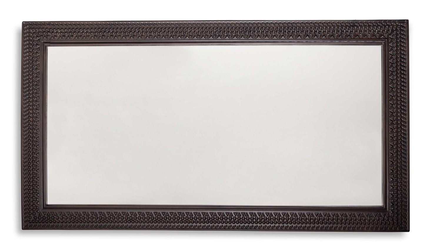 Balintmore Dark Brown Floor Mirror