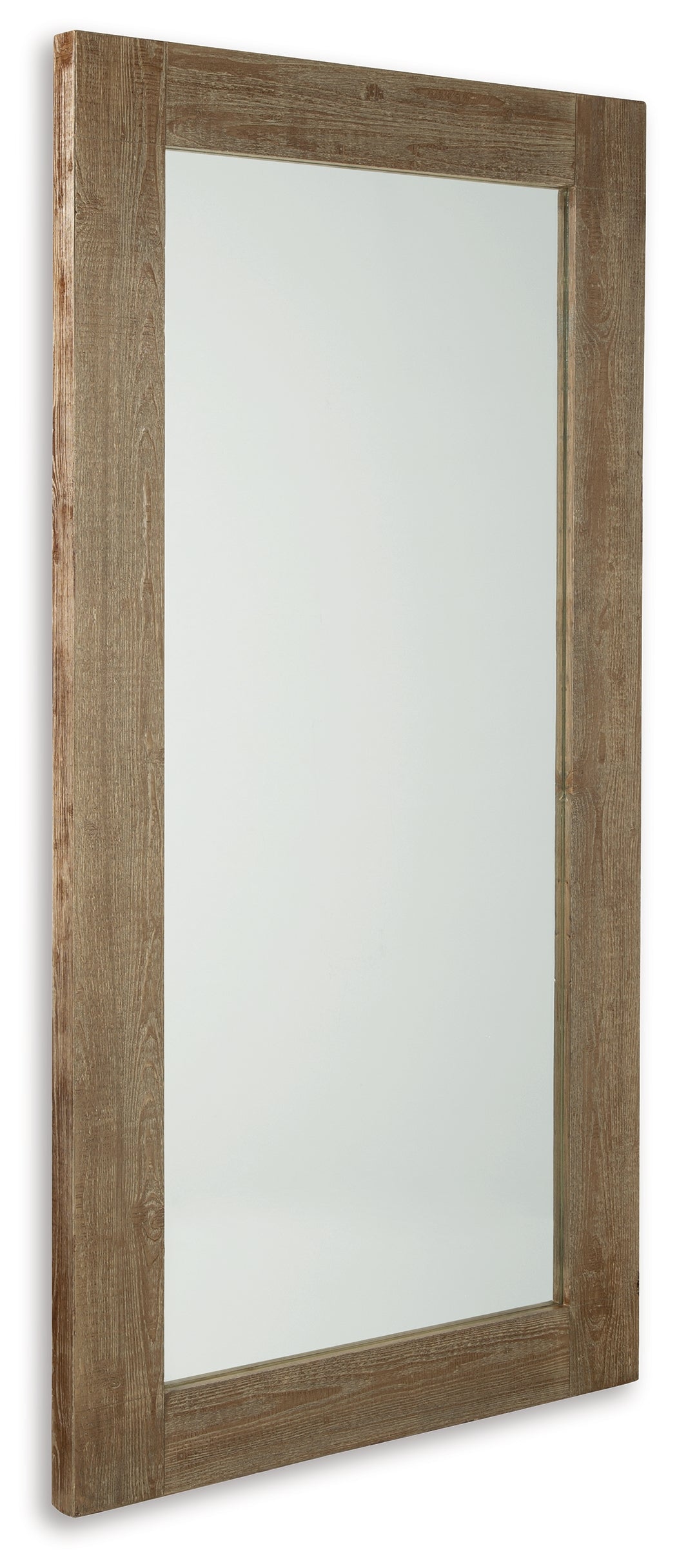 Waltleigh Distressed Brown Floor Mirror