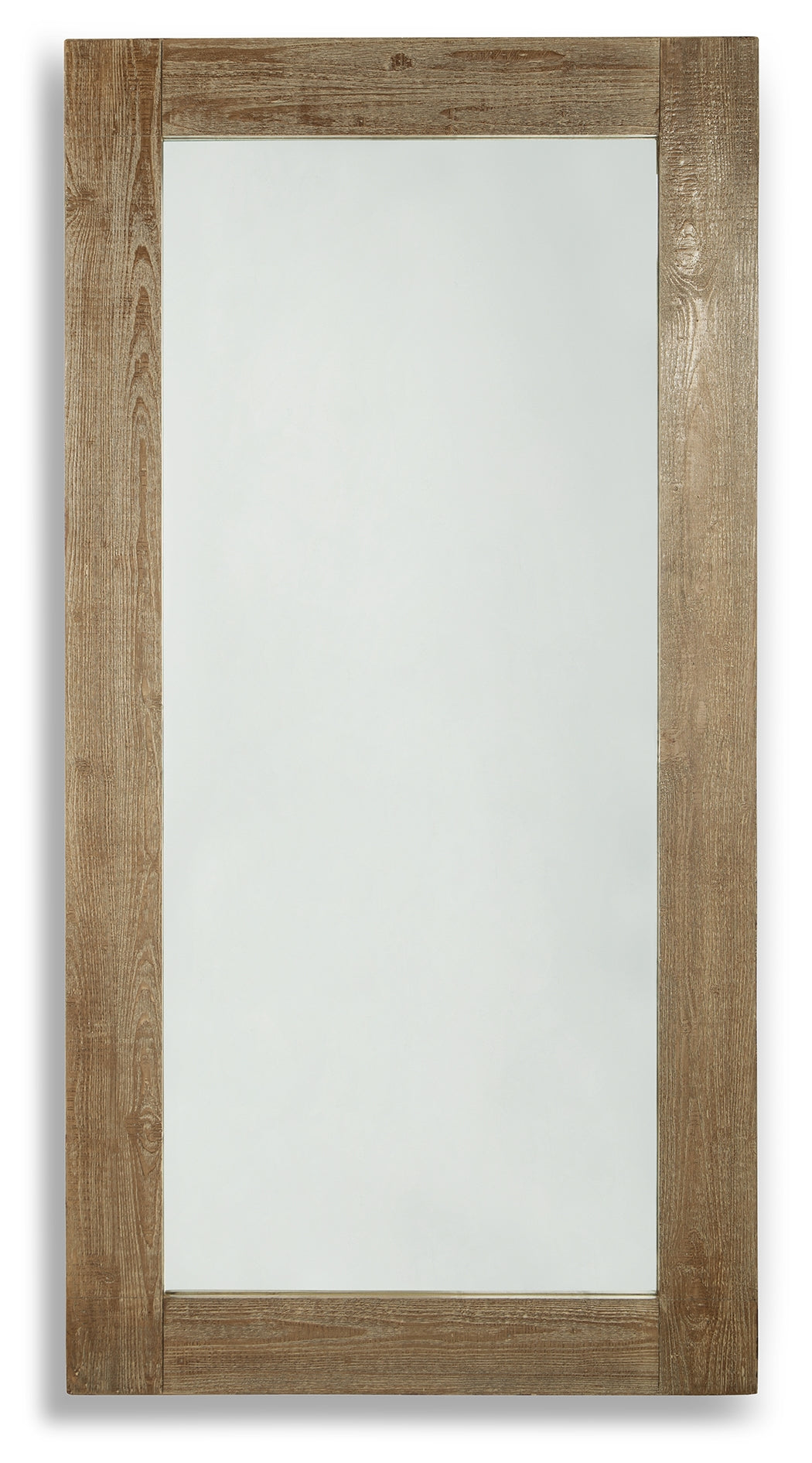 Waltleigh Distressed Brown Floor Mirror