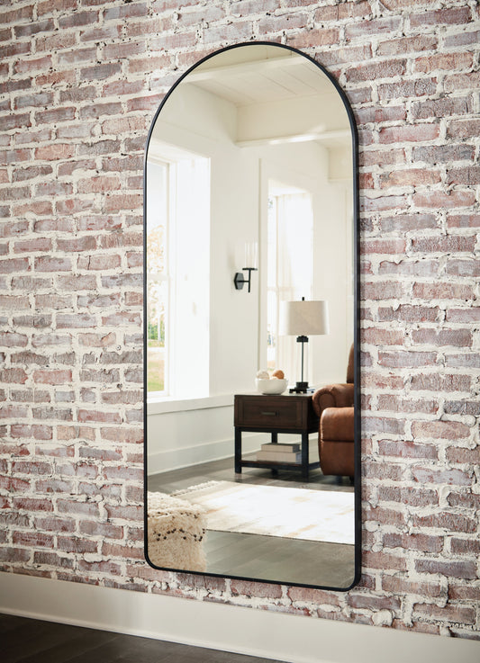 Sethall Black Floor Mirror