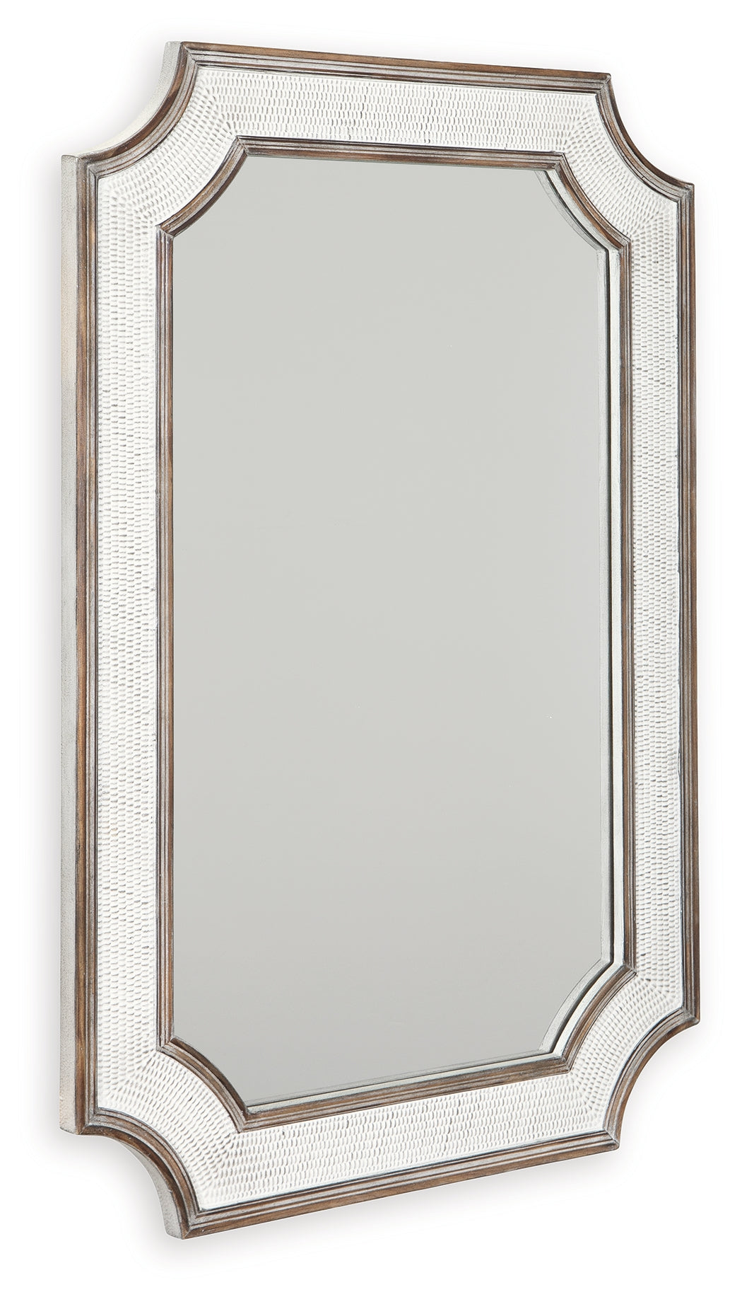 Howston Antique White Accent Mirror