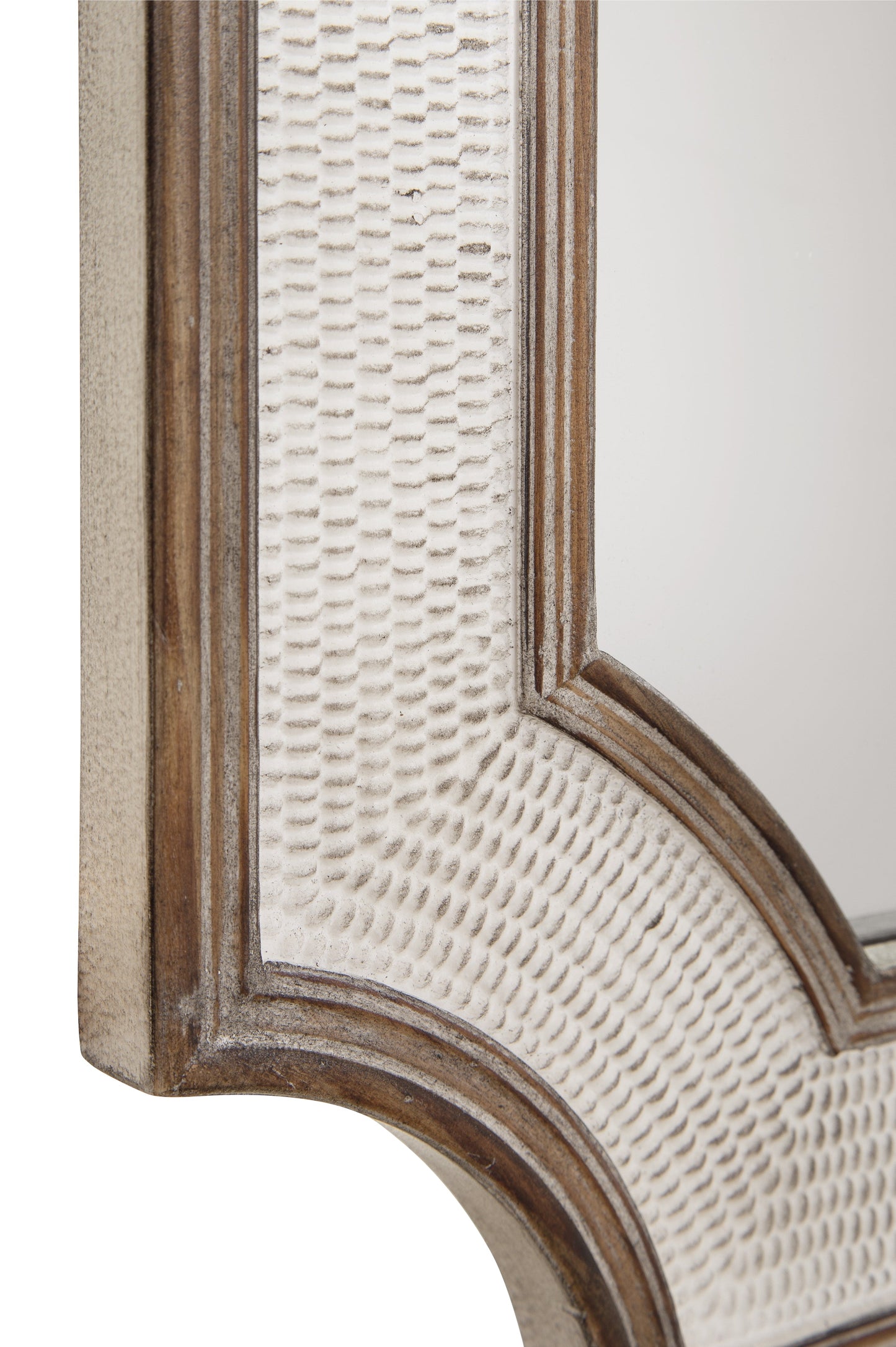 Howston Antique White Accent Mirror