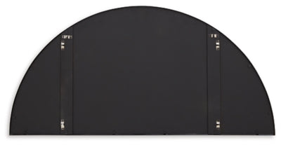 Denlow Black Accent Mirror - Ornate Home