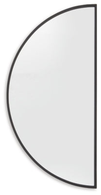 Denlow Black Accent Mirror - Ornate Home