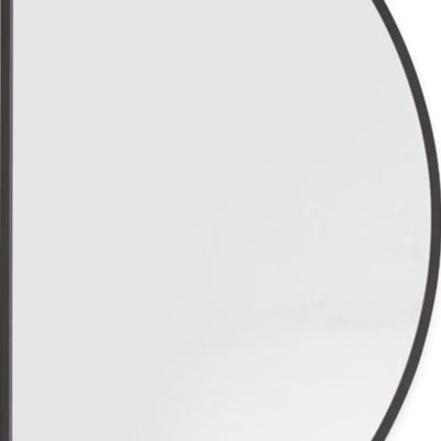 Denlow Black Accent Mirror - Ornate Home