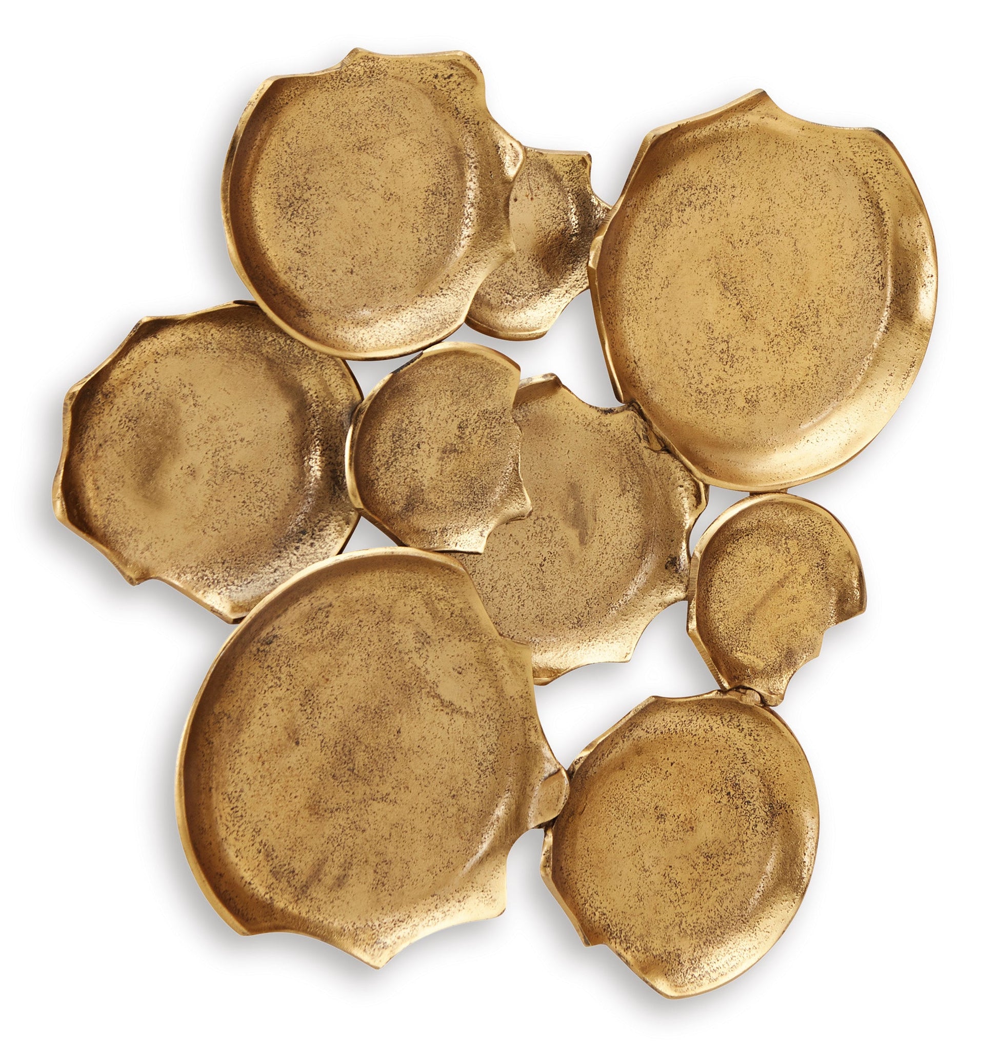 Gageton Antique Gold Finish Wall Decor - Ornate Home