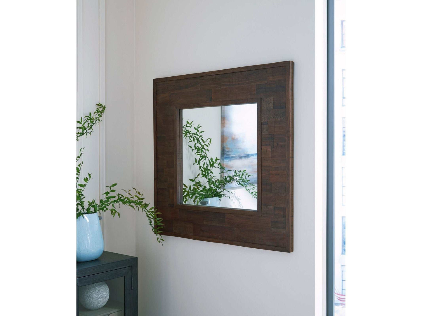 Hensington Brown Accent Mirror